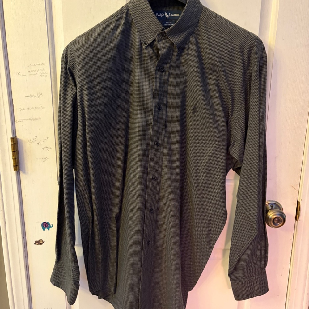 Ralph Lauren  "Blake" Microcheck Pattern in Medium